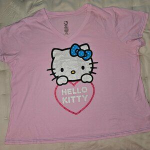 Plus Size Hello Kitty Short Sleeve T-Shirt